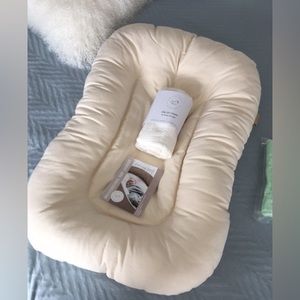 Wool filled baby lounger